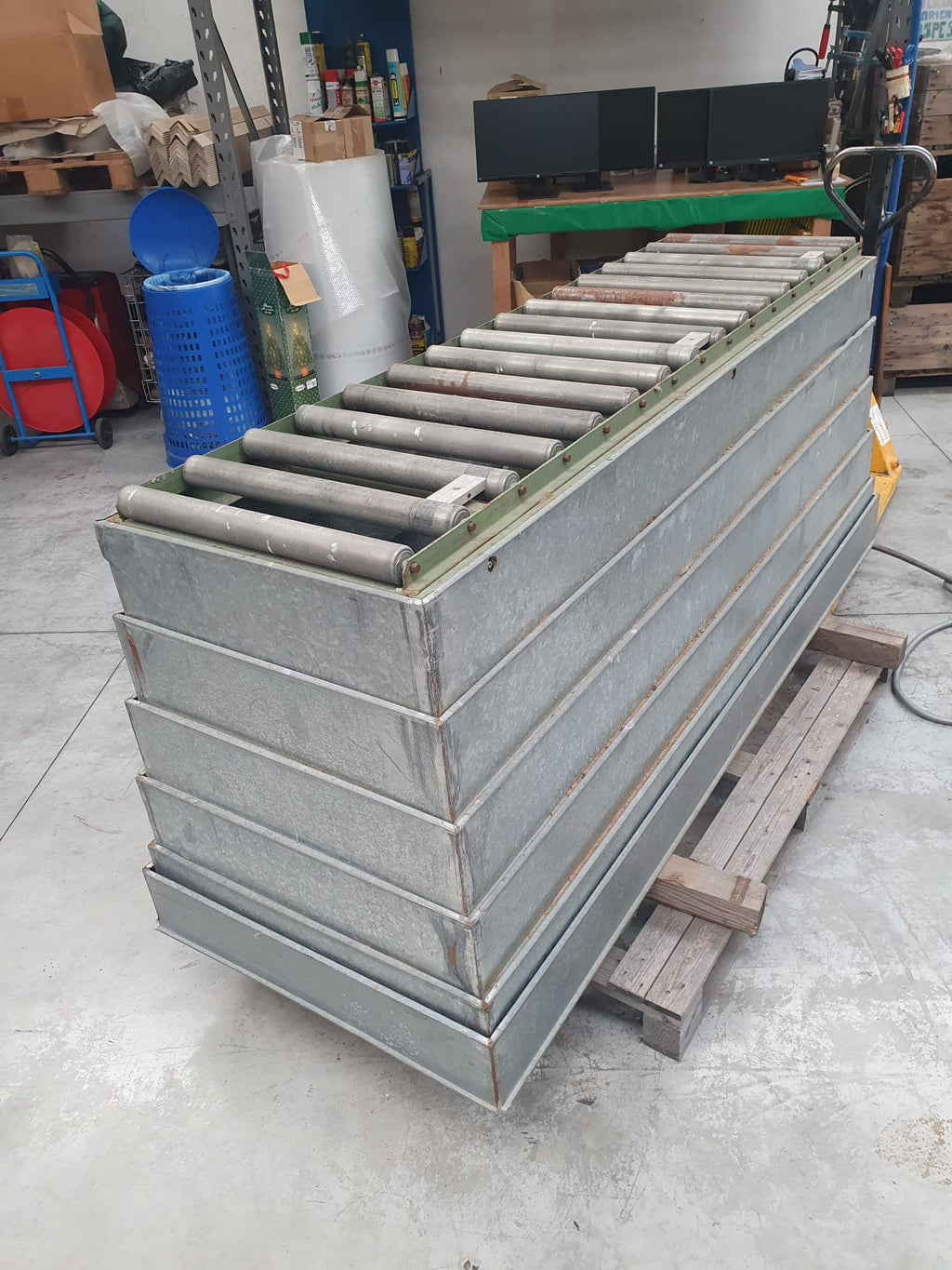 Banco rulliera - si alza e si abbassa