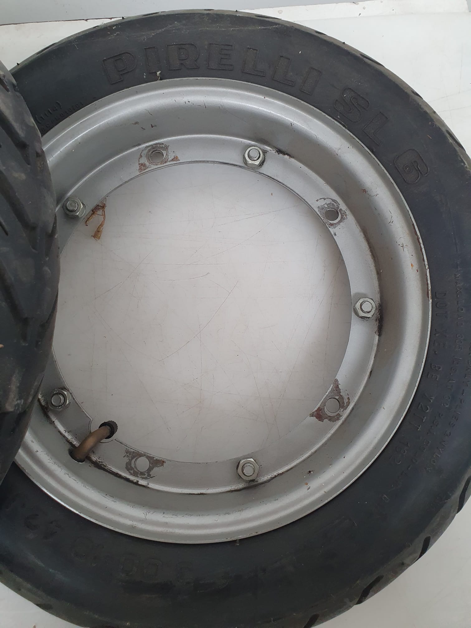 Due ruote per motocarriola diametro 36 cm