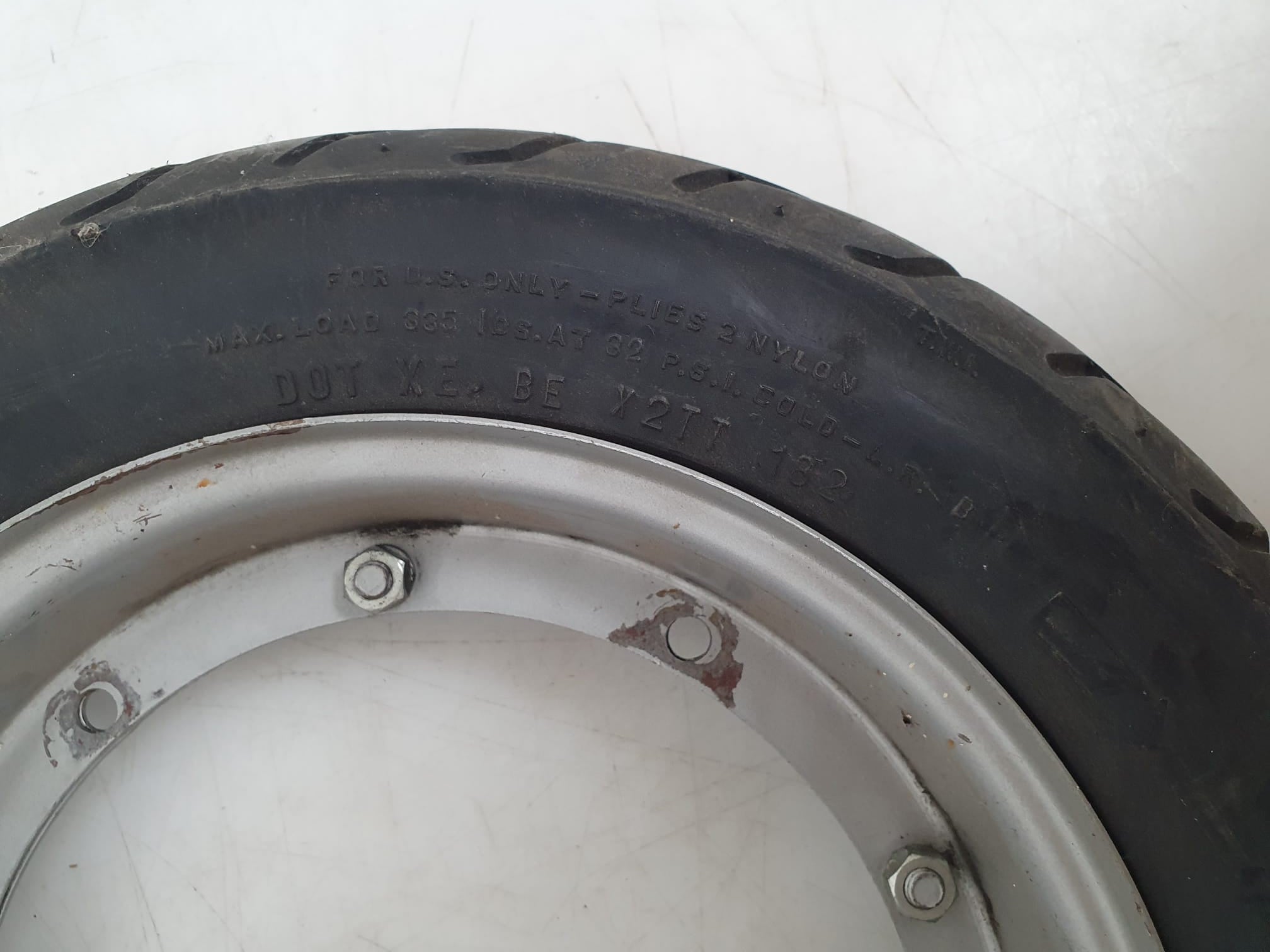 Due ruote per motocarriola diametro 36 cm