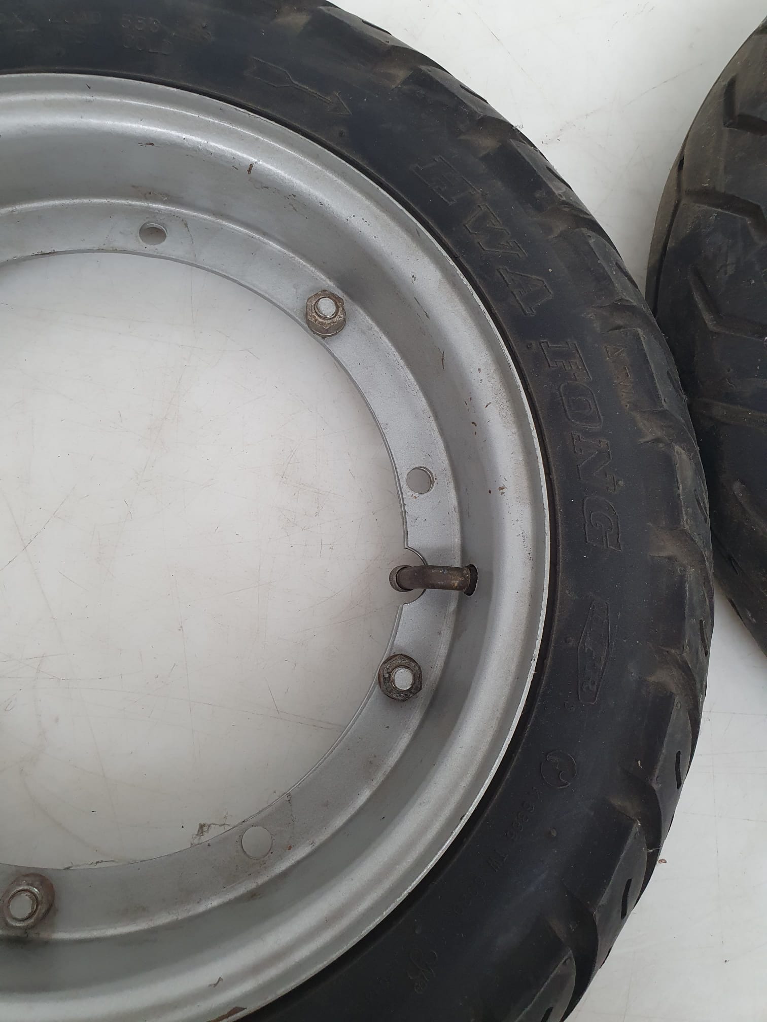 Due ruote per motocarriola diametro 36 cm