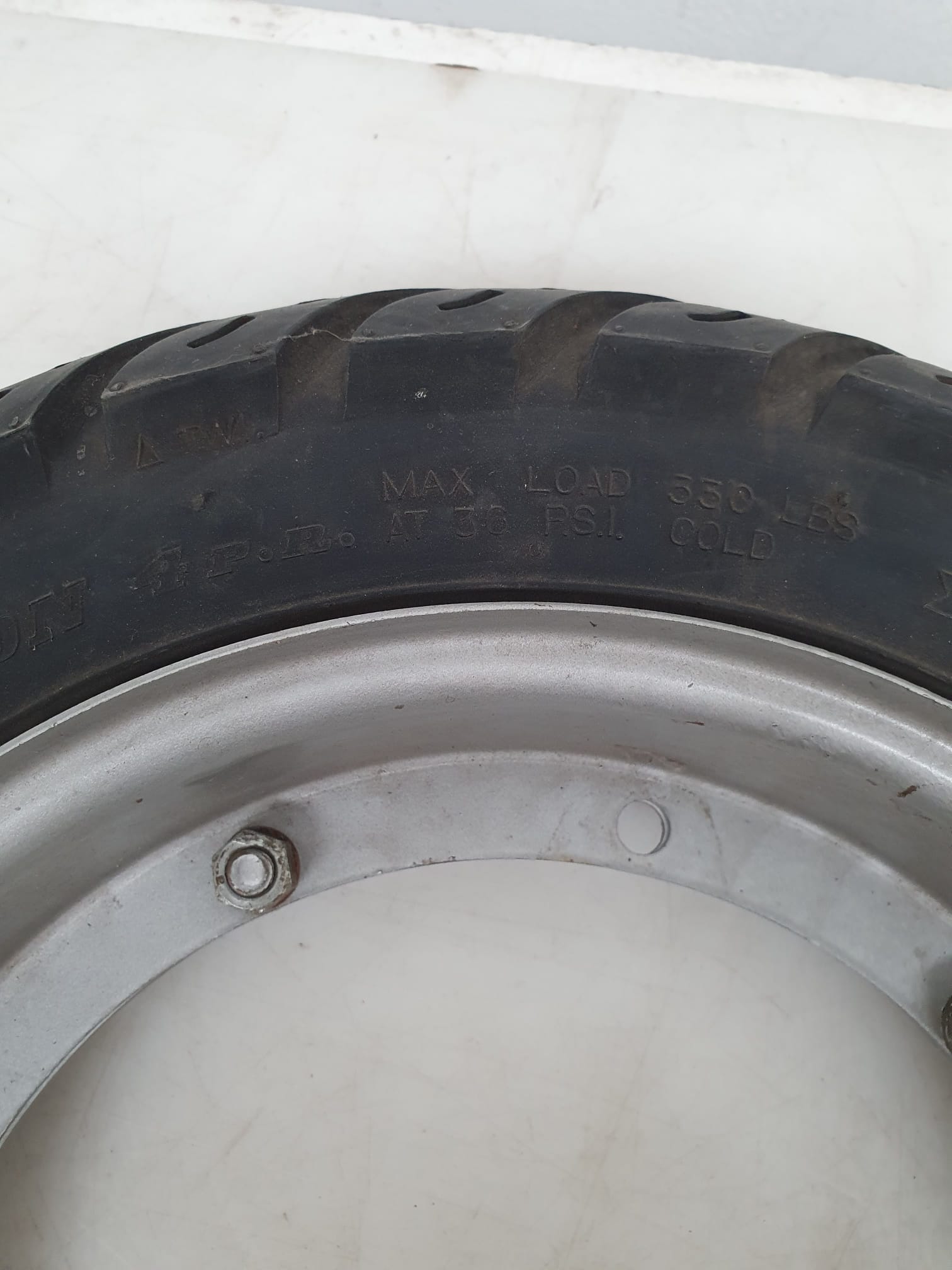 Due ruote per motocarriola diametro 36 cm