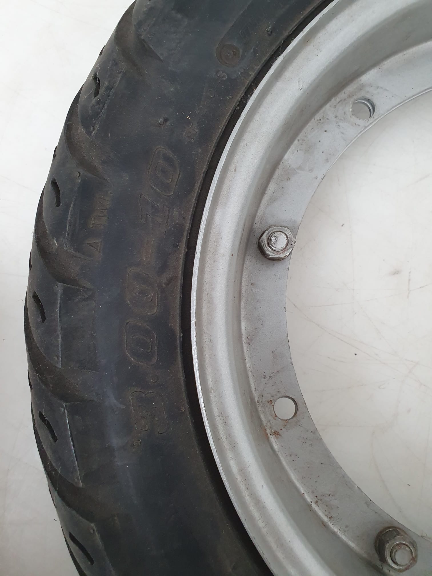 Due ruote per motocarriola diametro 36 cm