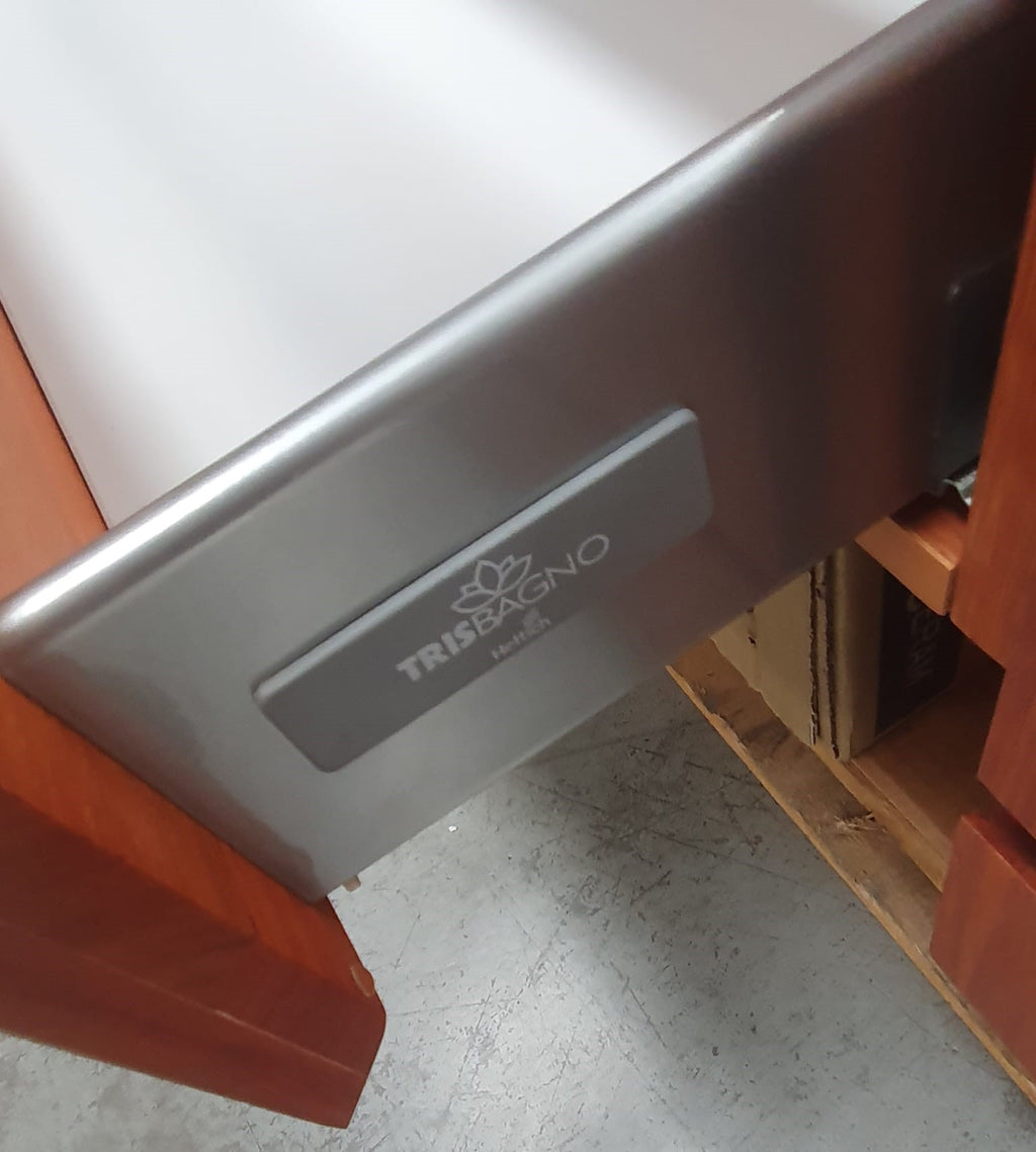 Mobile bagno sospeso ciliegio