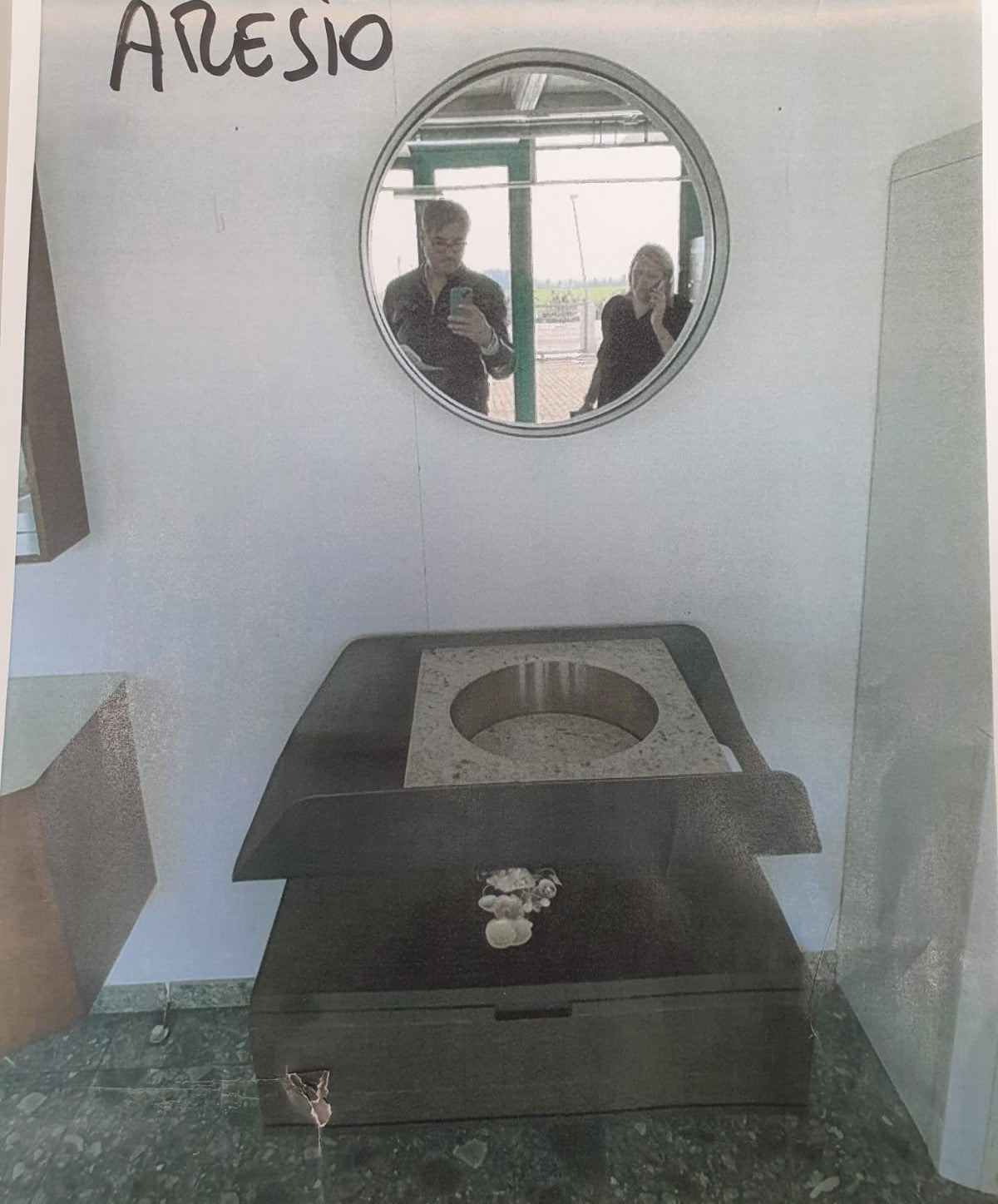 Mobile bagno DESIGN con lavabo marmo