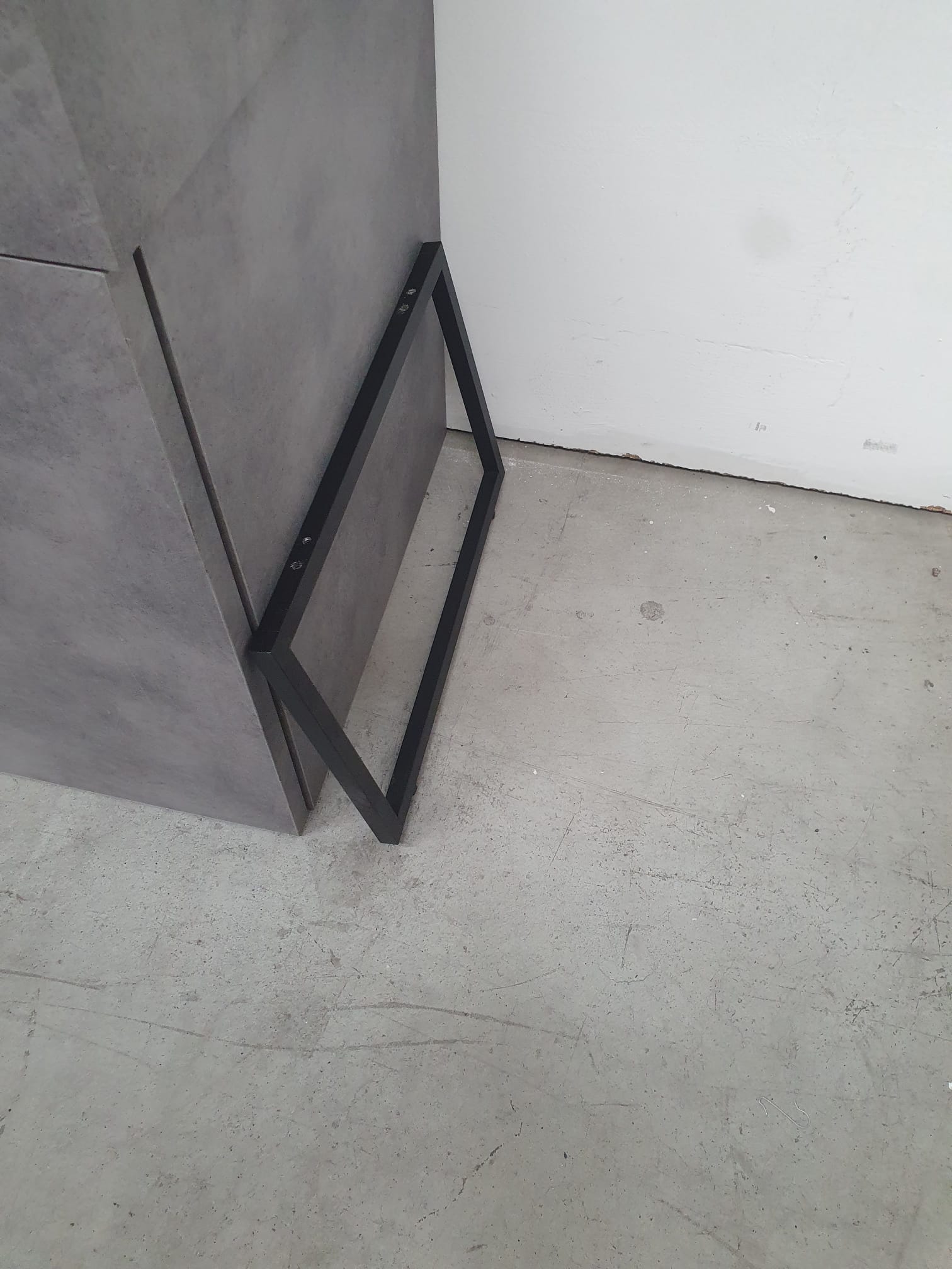 Mobile da bagno moderno effetto pietra L 96 cm