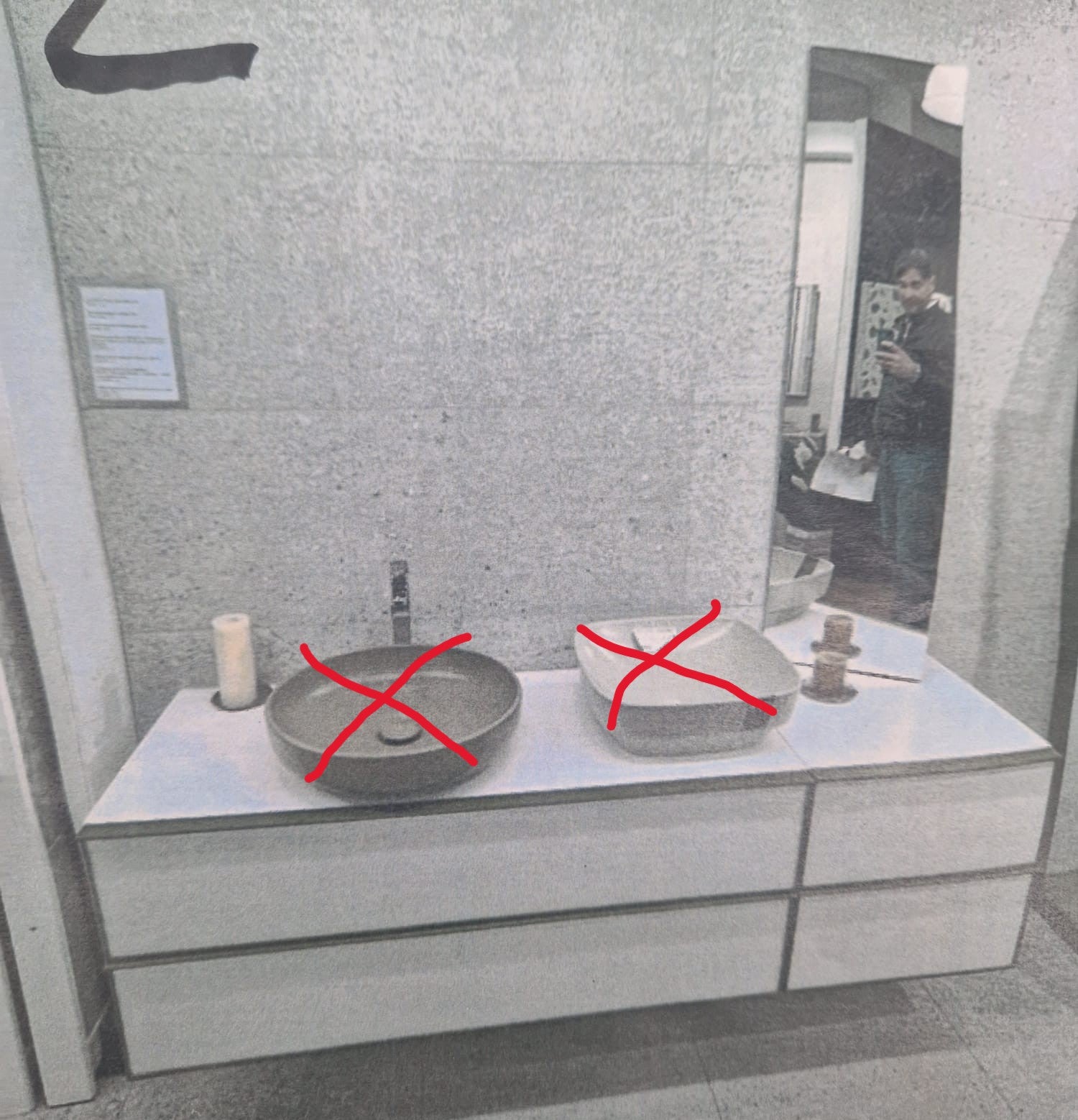 Mobile da bagno bianco/verde salvia