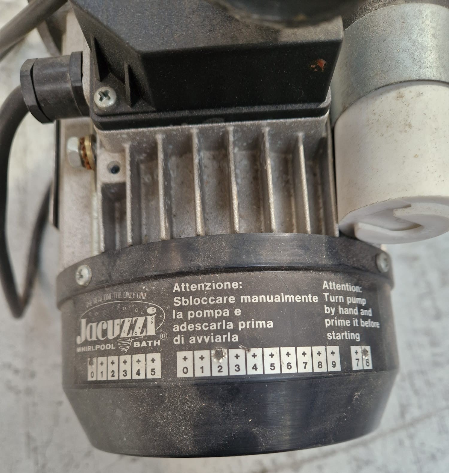 Elettropompa Idromassaggio JACUZZI EUROPE - Motore EMG 0.6HP