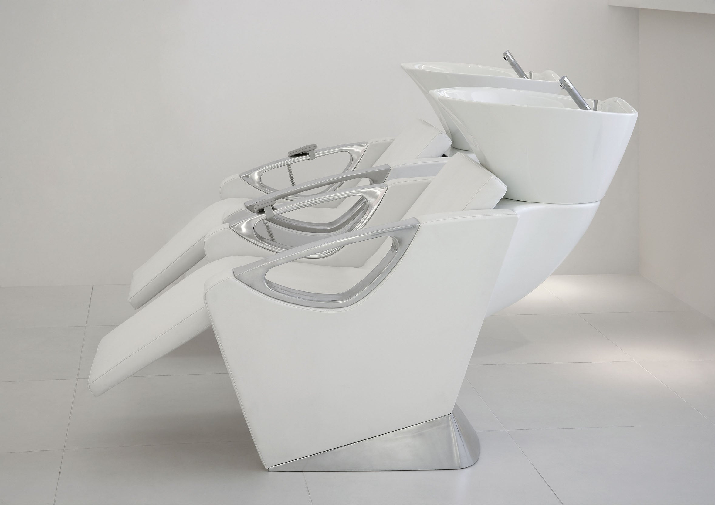 Lavatesta parrucchieri Maletti Luxor 43953 bianca