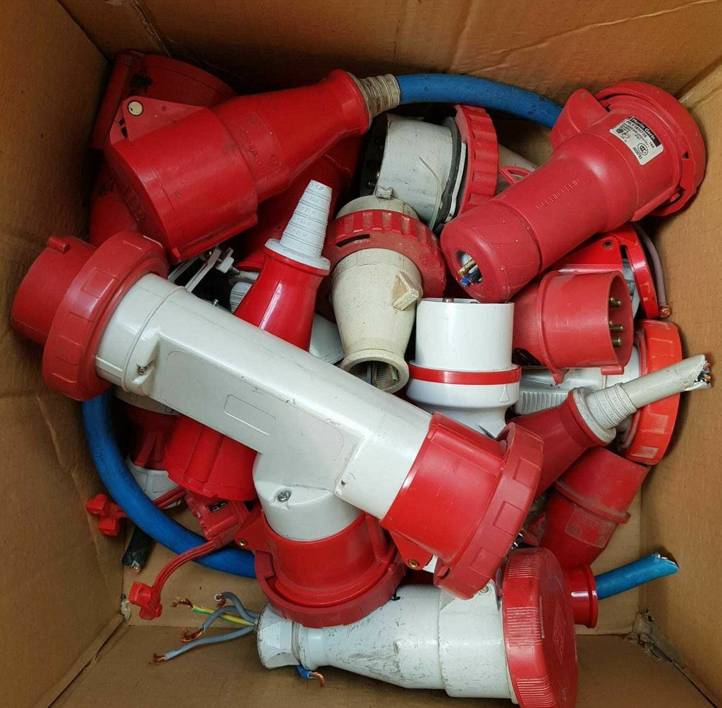 18 Connettori di alimentazione industriali rosso