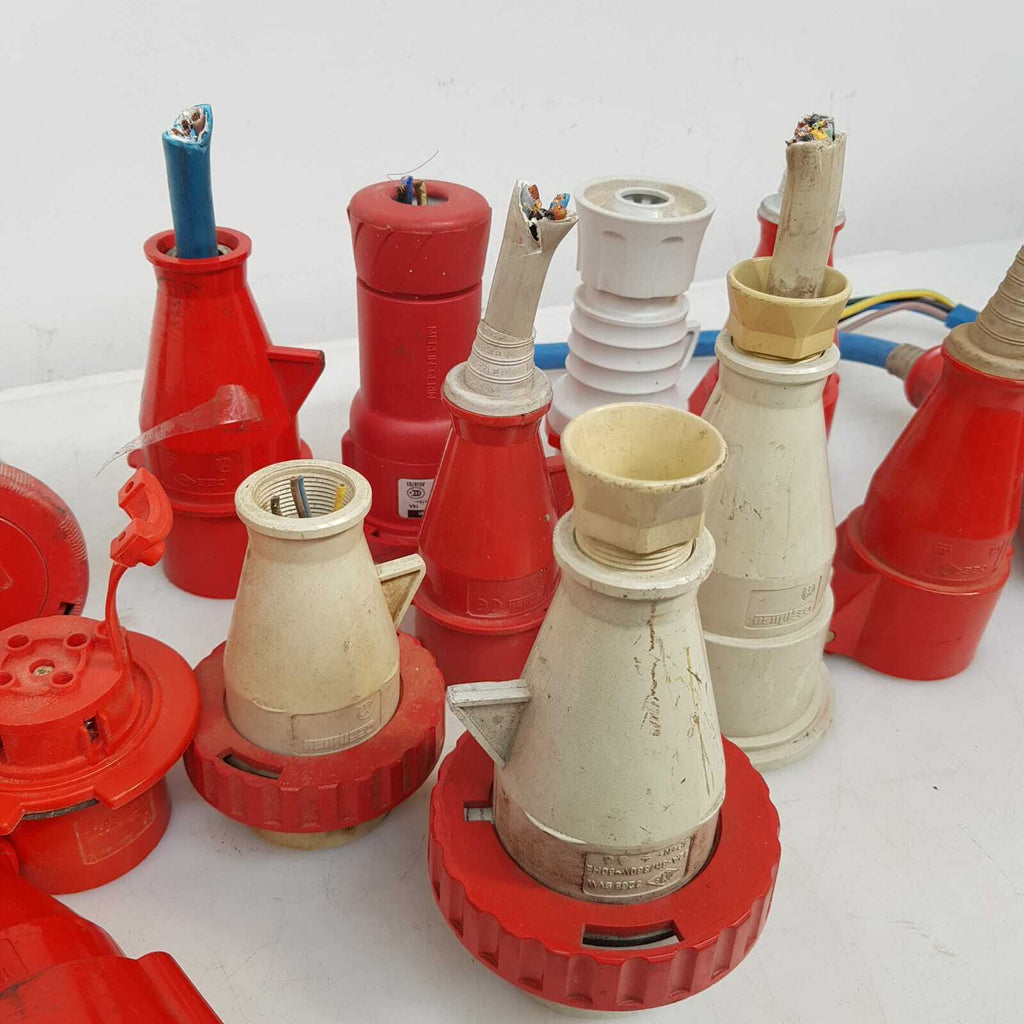 18 Connettori di alimentazione industriali rosso