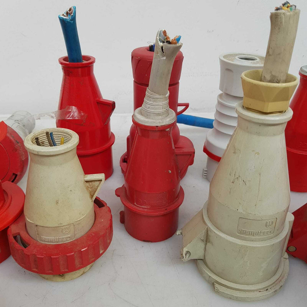 18 Connettori di alimentazione industriali rosso