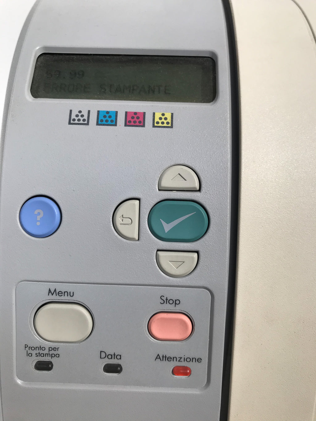 HP Color Laserjet 3550 ERRORE STAMPANTE 59.99