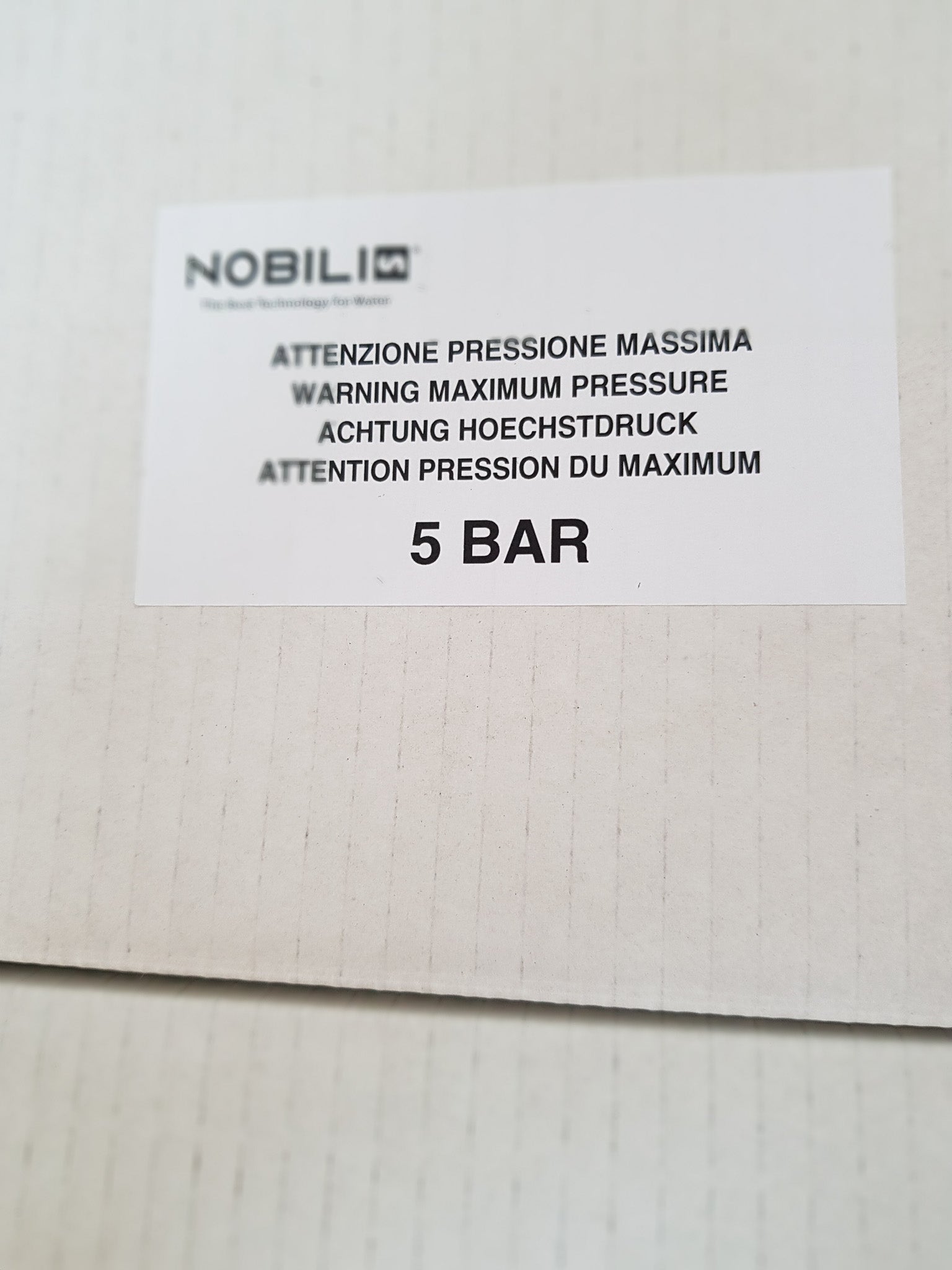 Nobili TE30101/TNCR Miscelatore termostatico