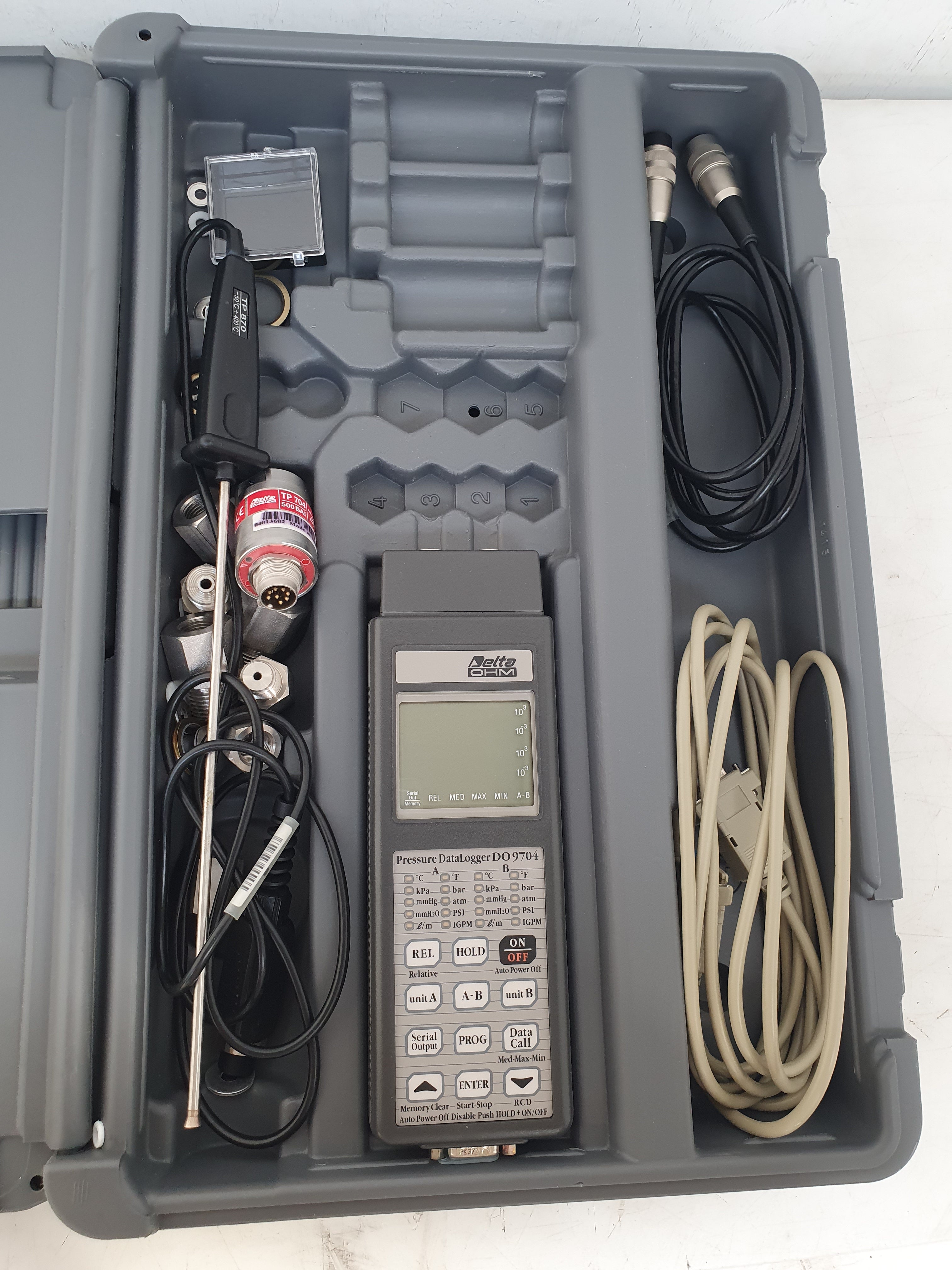 Delta OHM DO 9704 misuratore di pressione e temperatura DATA LOGGER