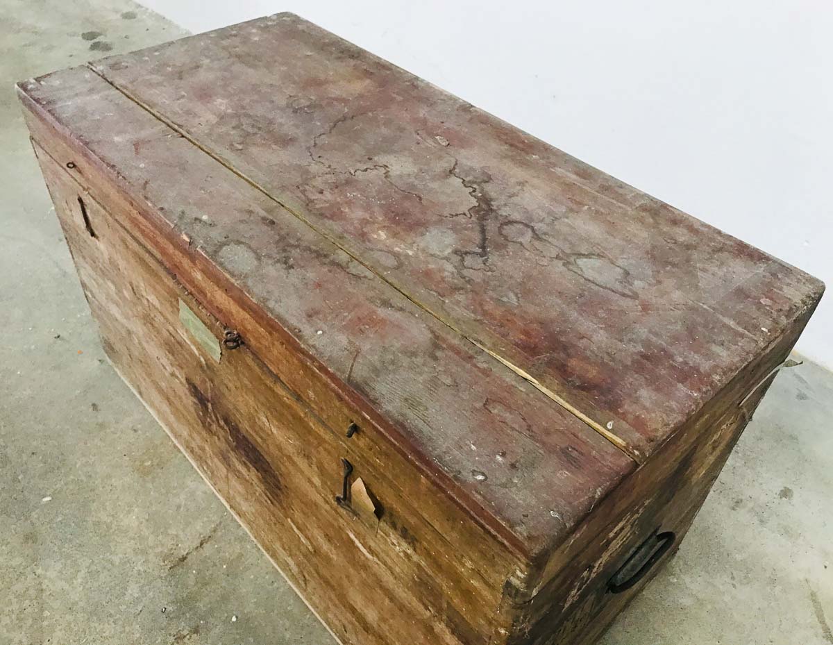 Baule legno MASSELLO VINTAGE L 100