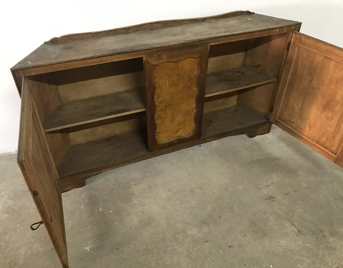 Credenza scantonata noce radica VINTAGE