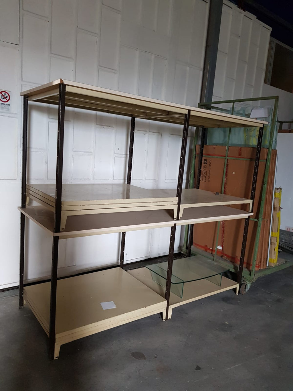 Banco da lavoro L 210 con ripiano intermedio