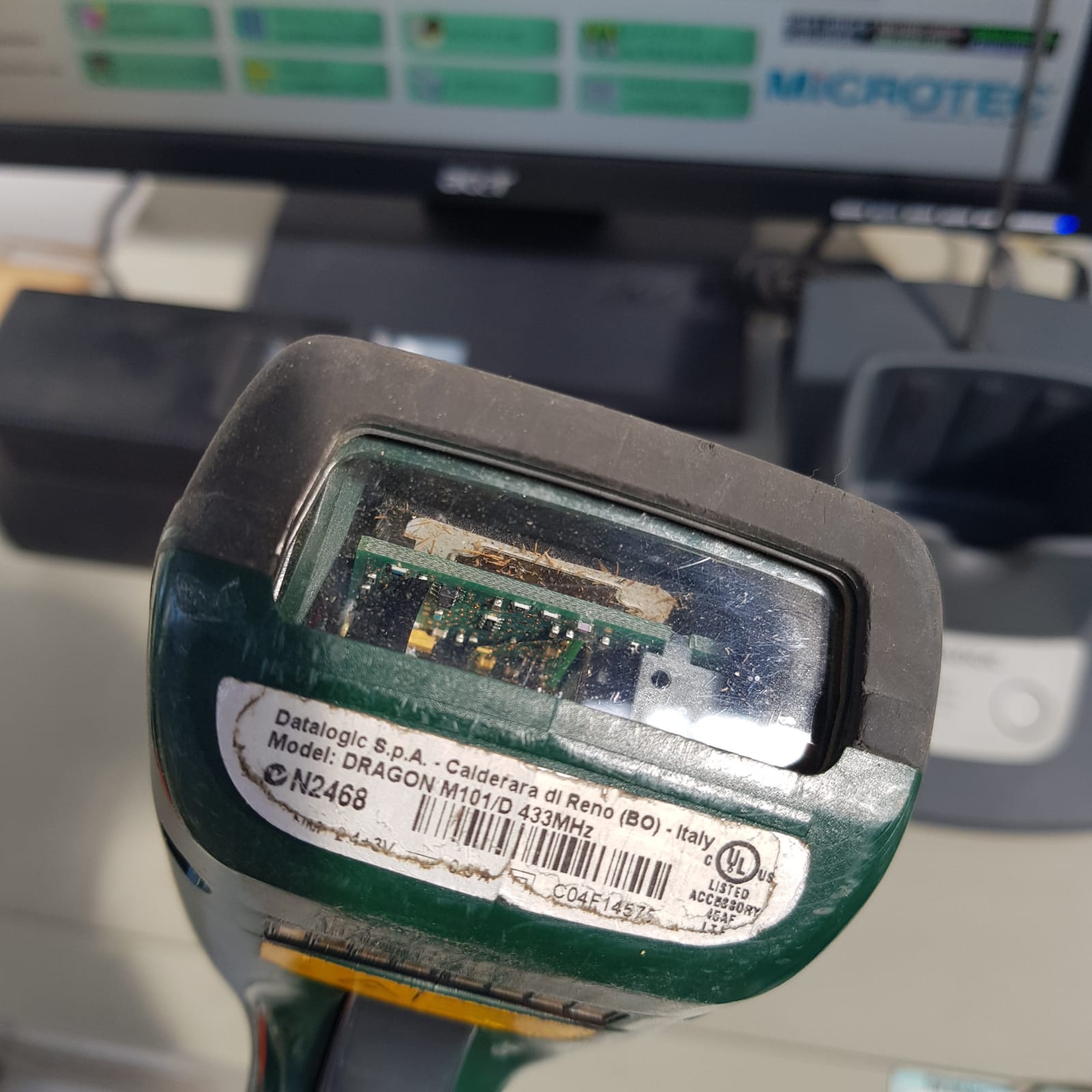 Microtec BioVision PC + gestionale Grader Pack + Intermec Easycoder PM4i etichet