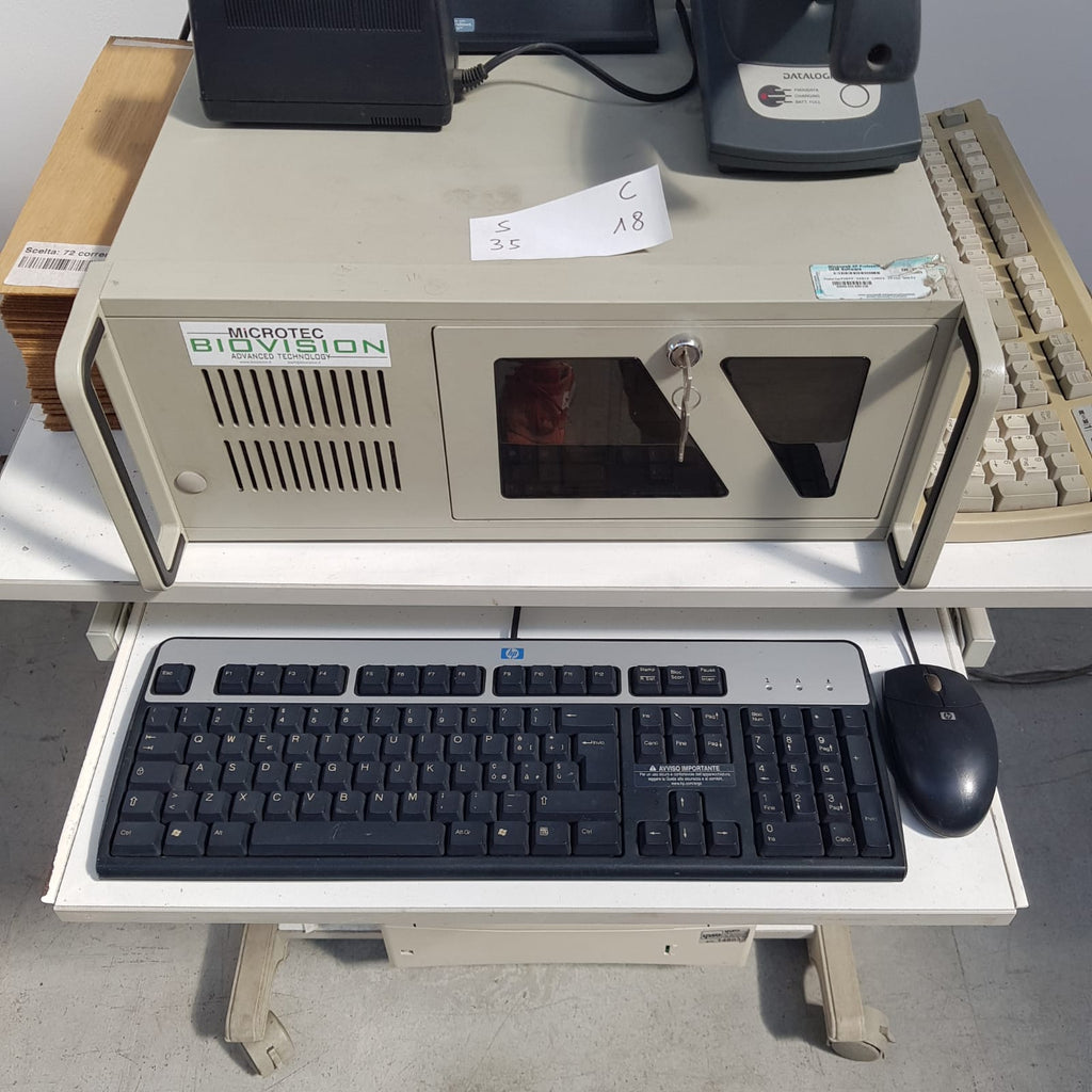 Microtec BioVision PC + gestionale Grader Pack + Intermec Easycoder PM4i etichet