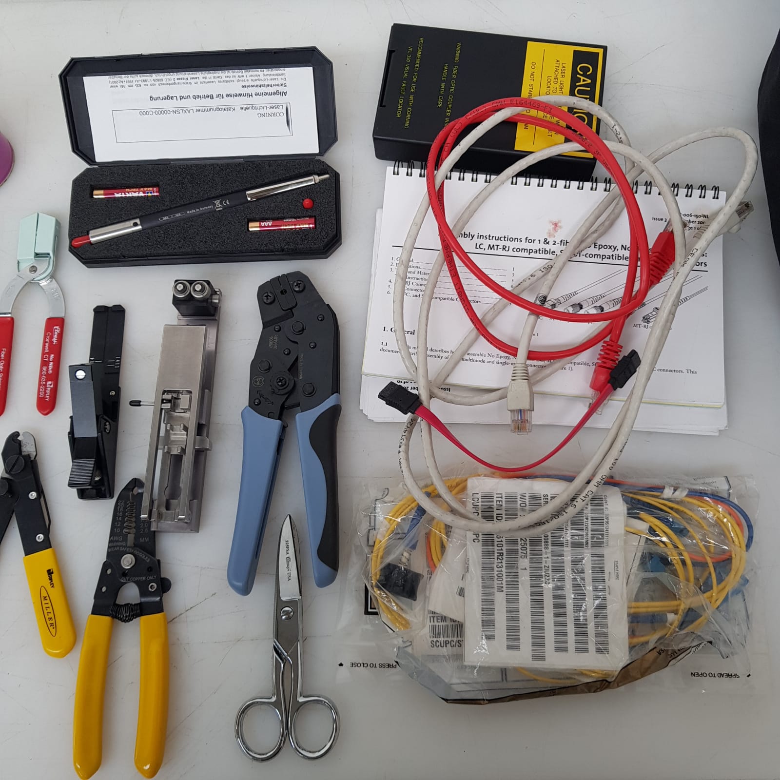 Kit Corning Cable System LC MT-RJ SC ST-Compatible FC Connectors