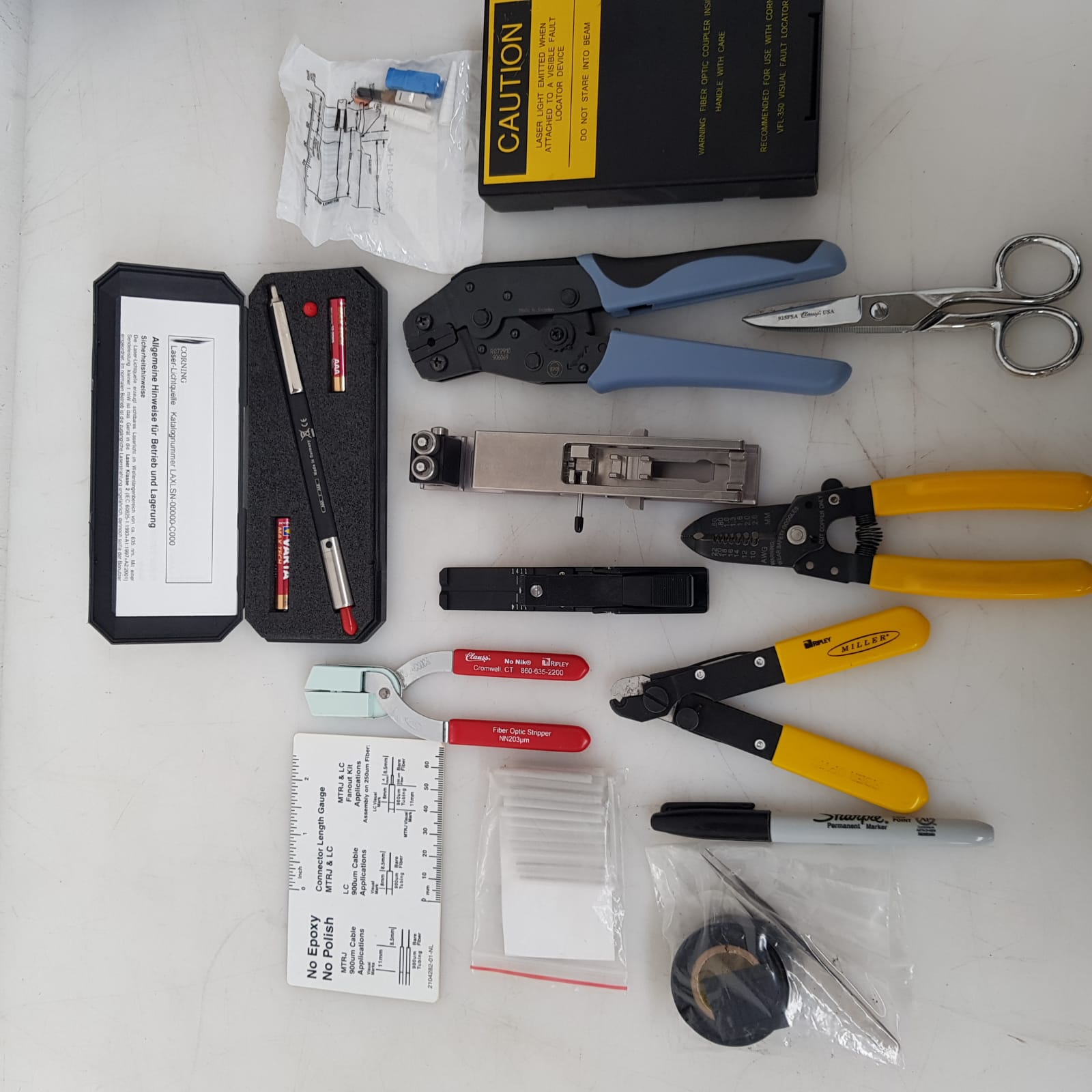 Kit Corning Cable System LC MT-RJ SC ST-Compatible FC Connectors