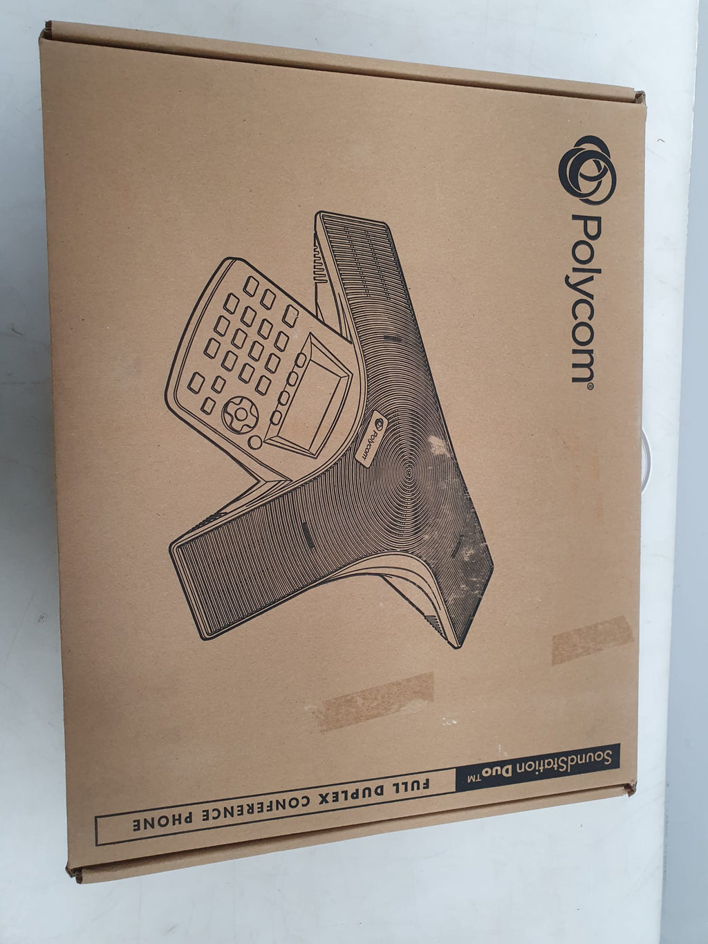 Soundstation Duo Polycom telefono da conferenza plastica appiccicosa