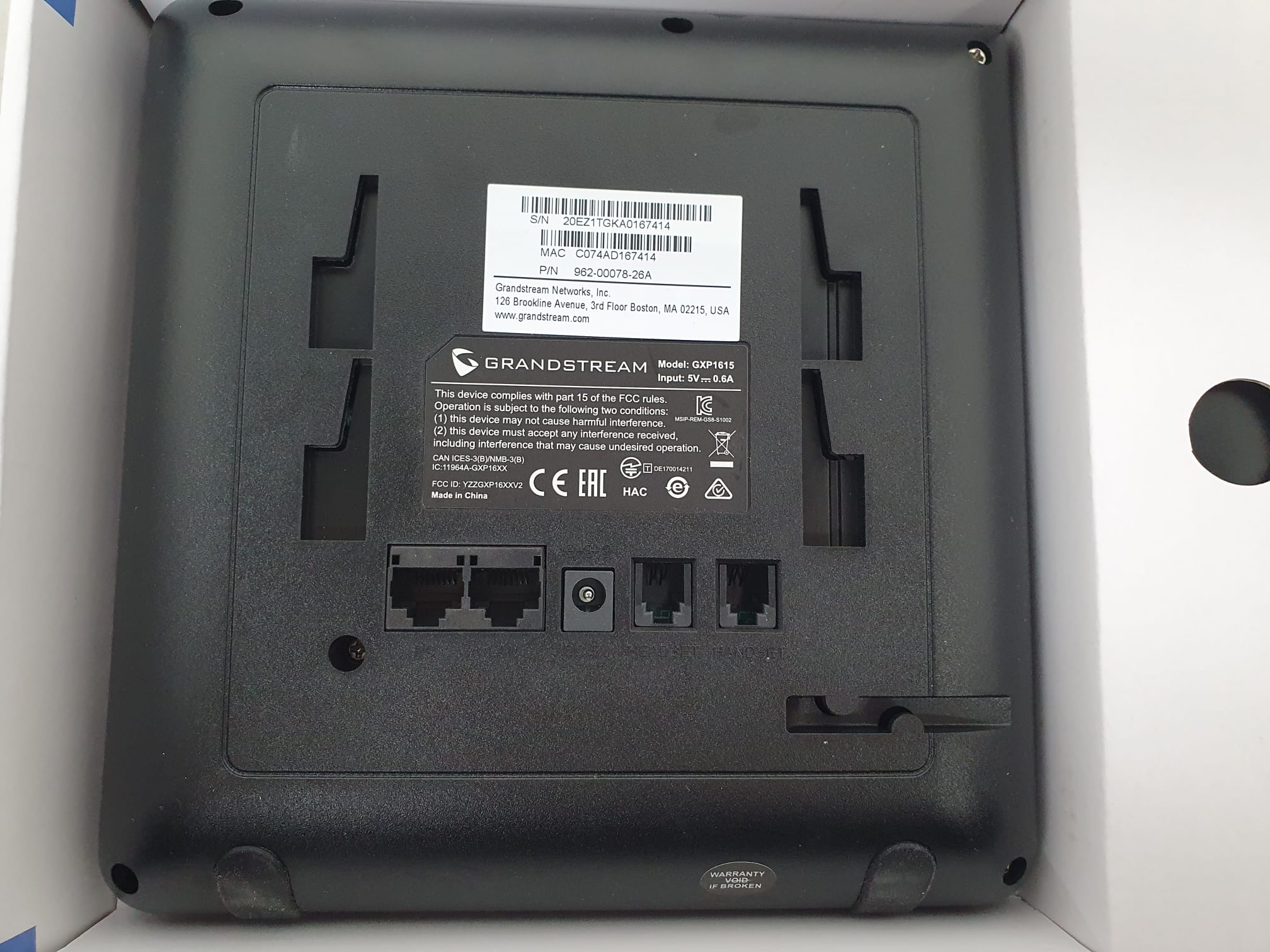 Telefono Grandstream GXP1615