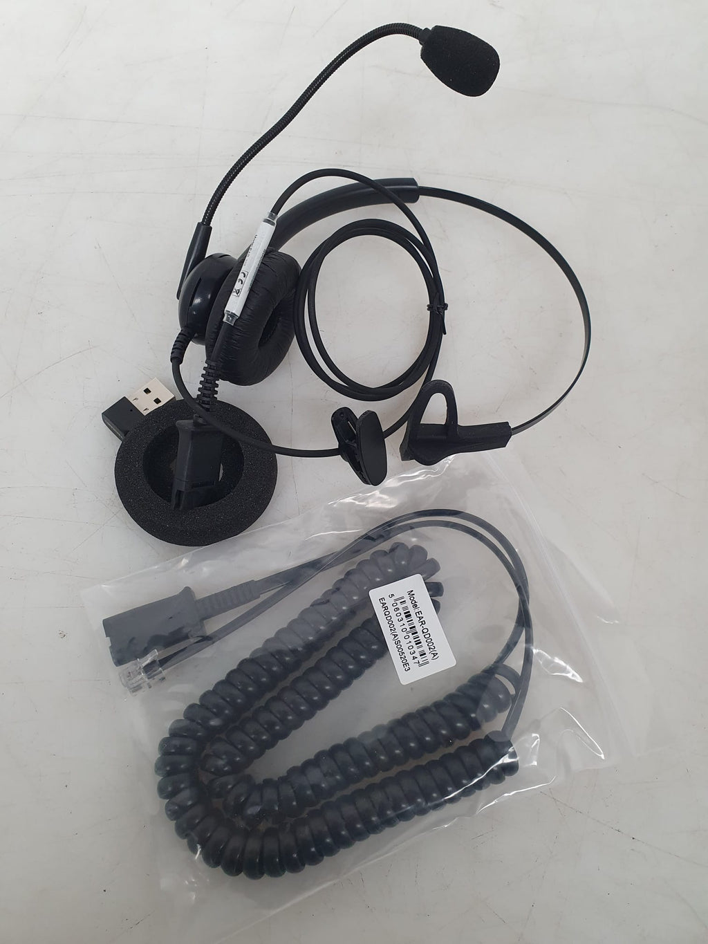 Eartec Office 308 cuffia mono orecchio con microfono