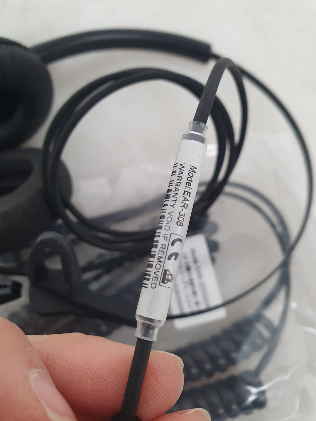 Eartec Office 308 cuffia mono orecchio con microfono