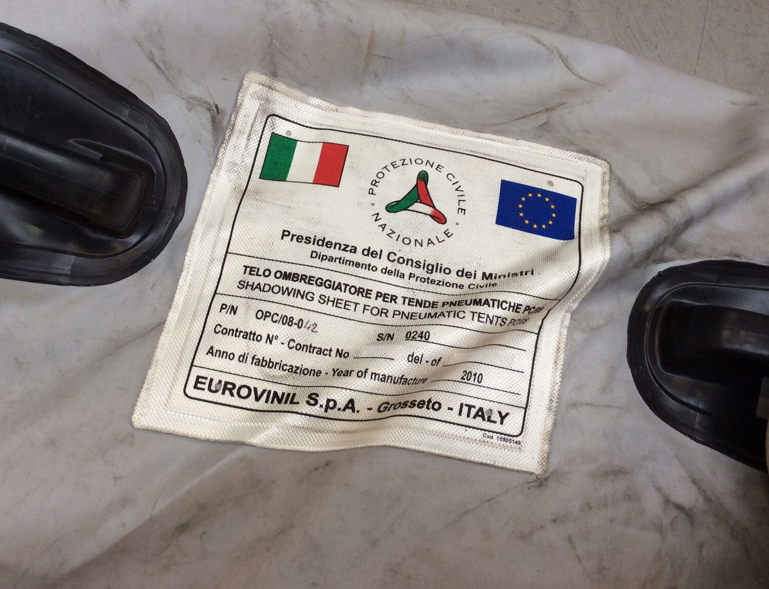 Eurovinil Telo ombreggiatore pert tende pneumatiche PC/08