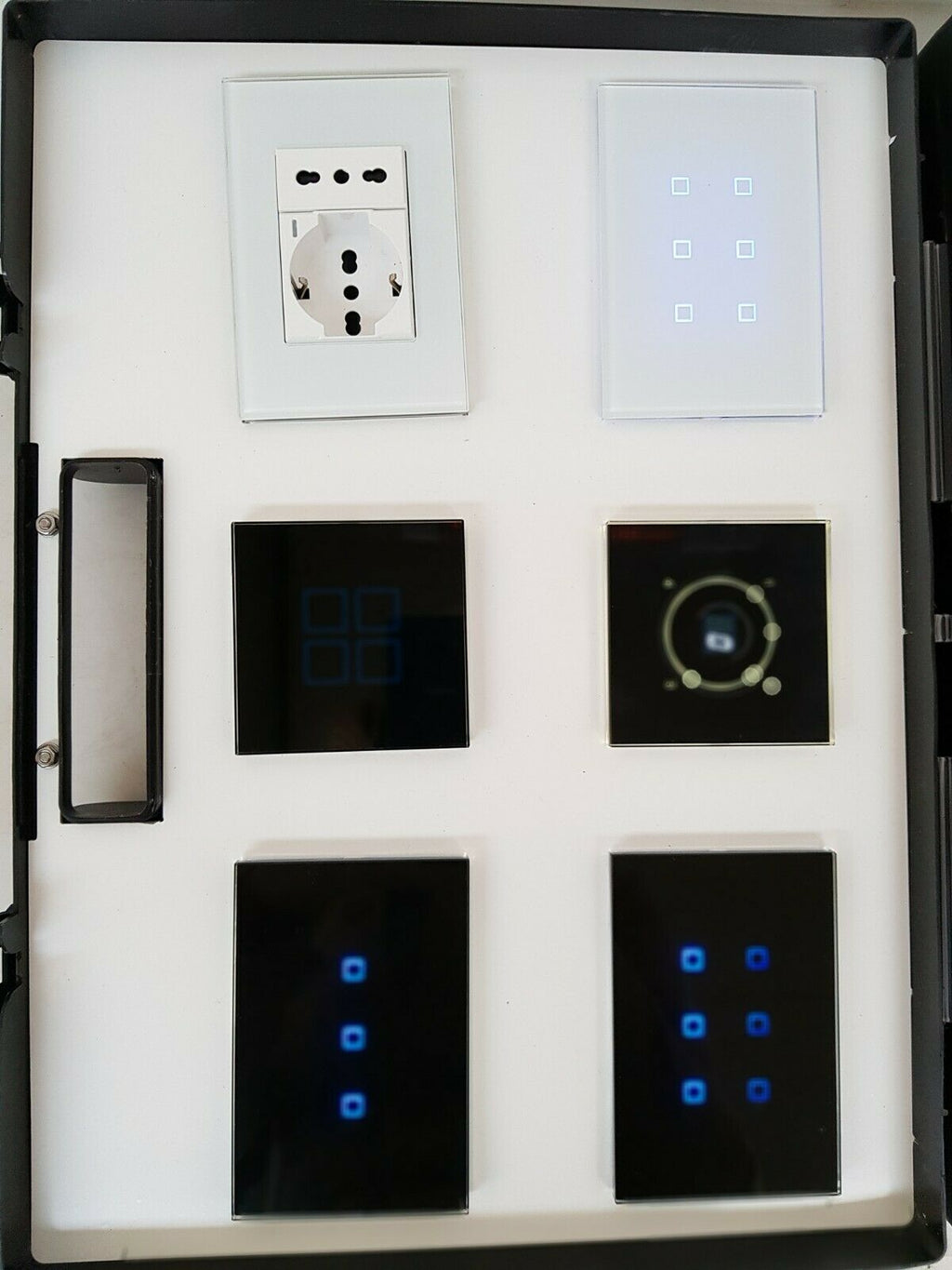 Valigetta 6 campioni iGlass Duemmegi tecnologia touch