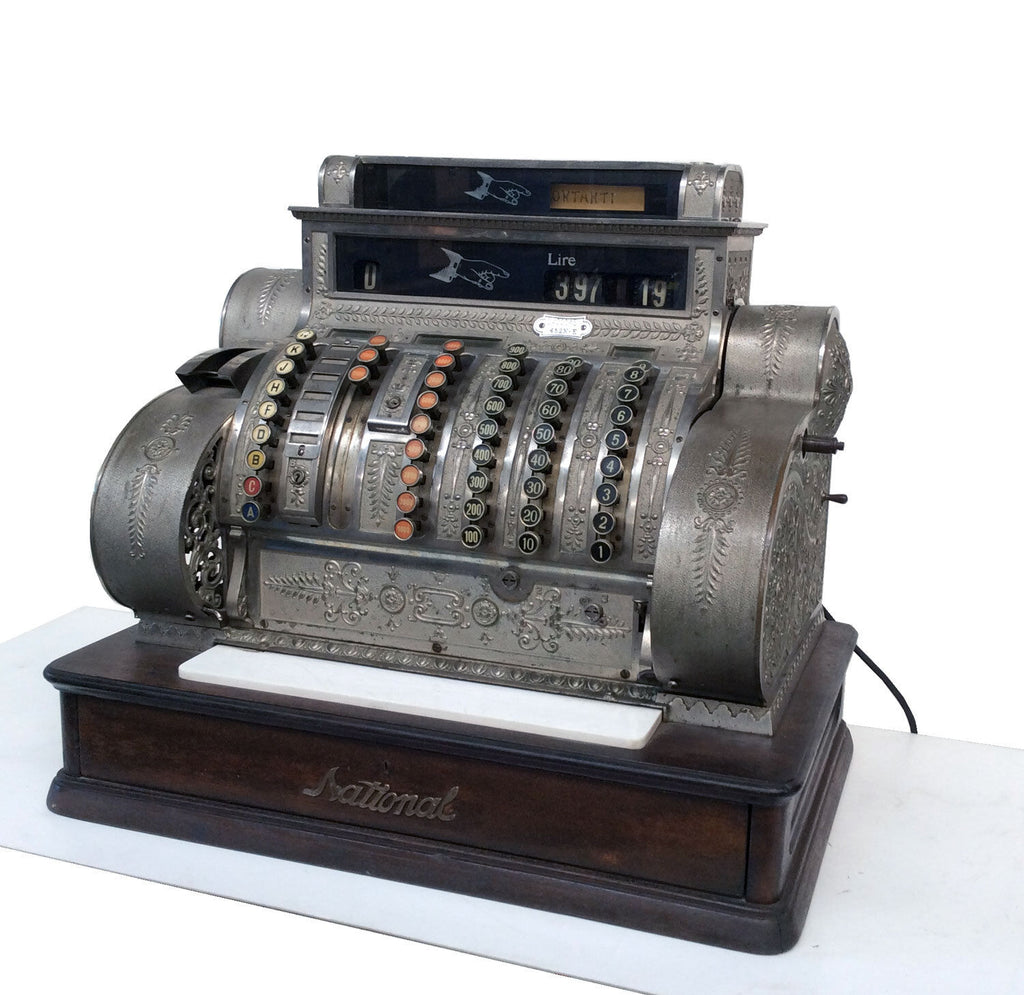 Registratore di cassa National - vintage - bellissima!
