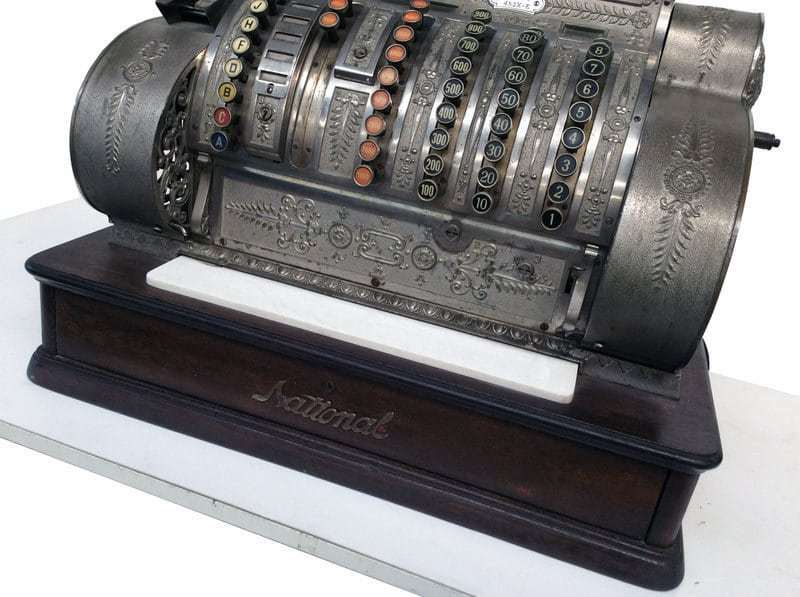 Registratore di cassa National - vintage - bellissima!