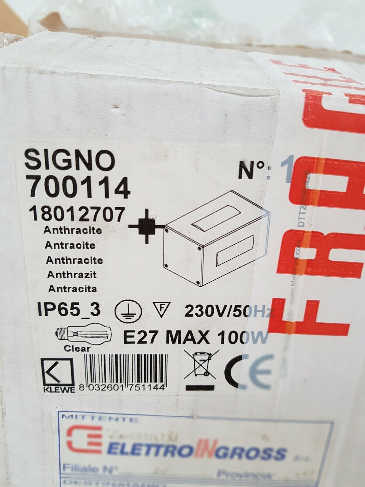 Klewe Prisma Signo Antracite 18012707