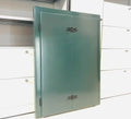 Balcone finestra legno verde un'anta