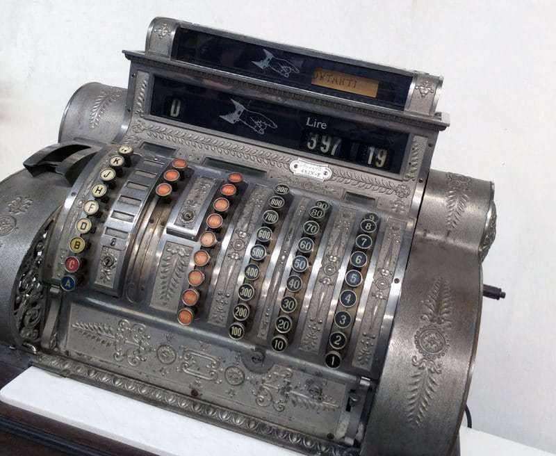 Registratore di cassa National - vintage - bellissima!