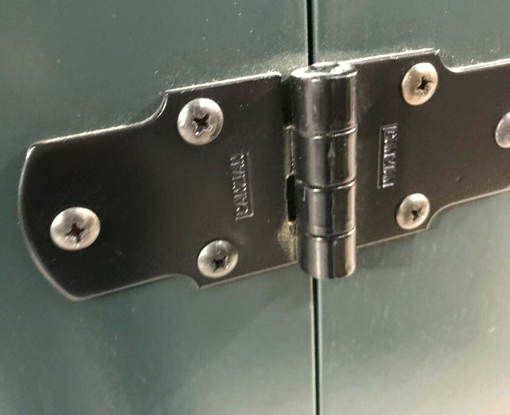 Balcone finestra legno verde un'anta