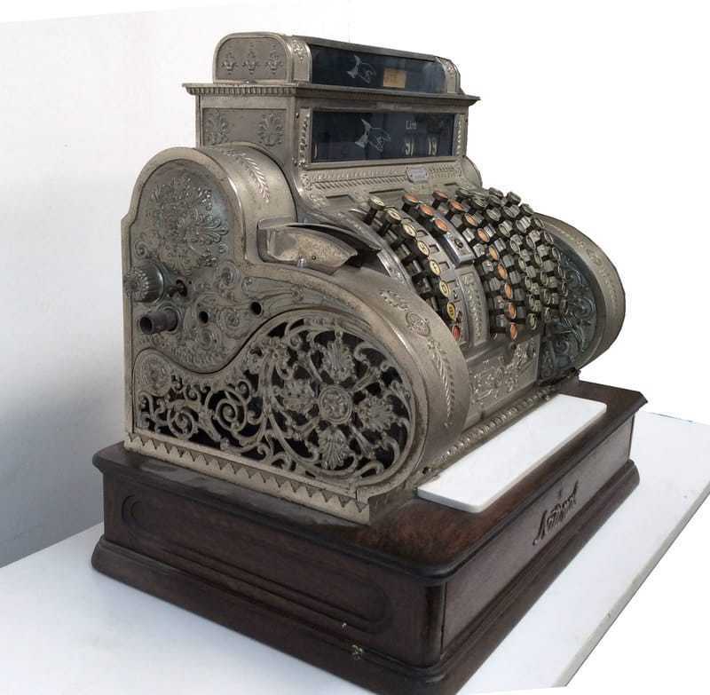 Registratore di cassa National - vintage - bellissima!